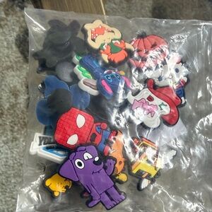 Colorful Cartoon Character Shoe Charms Set